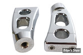 RISERS ET POTENCE PULLBACK - HAUTEUR 108MM - 4-1/4" Switchback Chrome Riser Set - V-TWIN - CHROME 