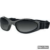 LUNETTES MOTO - BOBSTER - CROSSFIRE- VERRES : SMOKE / FUME - MONTURE : NOIR