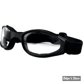 LUNETTES MOTO - BOBSTER - CROSSFIRE- VERRES : CLAIR - MONTURE : NOIR