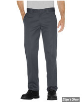 PANTALON - DICKIES - SLIM STRAIGHT 873 WORK PANT - COULEUR : CHARCOAL - TAILLE 30/30