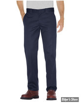 PANTALON - DICKIES - SLIM STRAIGHT 873 WORK PANT - COULEUR : NAVY - TAILLE 30/32