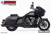 ECHAPPEMENT - FREEDOM PERFORMANCE - INDIAN CHALLENGER 20UP - UNION 2 EN 1 - NOIR / EMBOUT SLASH CUT SCULPTE  : NOIR - IN00260