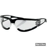 LUNETTES SOLEIL - BOBSTER - SHIELD II - VERRES : CLAIR - MONTURE : NOIR