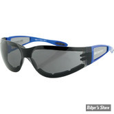 LUNETTES SOLEIL - BOBSTER - SHIELD II - VERRES : FUME / SMOKE - MONTURE : NOIR / BLEU