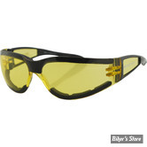 LUNETTES SOLEIL - BOBSTER - SHIELD II - VERRES : JAUNE - MONTURE : NOIR