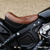 SELLE SOLO - INDIAN SCOUT BOBBER 18UP - STANDARD TOURING SOLO SEAT - MARRON - 76843