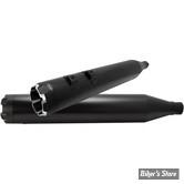 SILENCIEUX S&S - 4" RACE TOUR MUFFLERS POWERTUNE - TOURING 95/16 - NOIR - EMBOUTS POWER THRUSTER NOIR