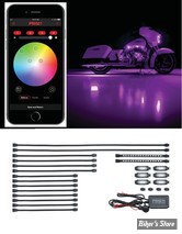 - KIT ECLAIRAGE MOTEUR - KURYAKYN - Prism+ Impact L.E.D. Light Kits - AVEC BLUETOOTH CONTROLEUR -  2801