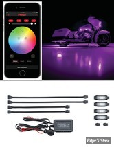 - KIT ECLAIRAGE MOTEUR - KURYAKYN -Prism+ Core L.E.D. Light Kit  - AVEC BLUETOOTH CONTROLEUR -  2800