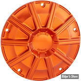 ECLATE I - PIECE N° 25A - COUVERCLE D EMBRAYAGE - TOURING 16UP / FLHTCUL/FLHTKL 15UP - ARLEN NESS - 10 GAUGE II - ORANGE