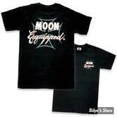 TEE-SHIRT - MOON - MOON EQUIPPED CROSS - COULEUR : NOIR 