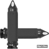 POIGNEES AVON - MEMORY GRIPS - TIRAGE ELECTRONIQUE TBW - DIAMETRE : 1.375" / SMALL - SPIKE - FINITION : NOIR - MF-63-AN-FLY-SP