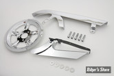 - KIT COUVRE COURROIE INFÉRIEUR/SUPÉRIEUR + COUVRE POULIE - SPORTSTER 04/13 - OEM 60402-04 - CHROME