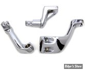 ECLATE J - PIECE N° 08 / 09 / 10 - KIT SUPPORT DE REPOSE PIEDS - FXR 82/94 - OEM 50531-81 / 50636-81 - 50639-81 - CHROME