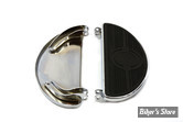 ECLATE IE - PIECE N° 02 - KIT MARCHE PIEDS - OEM 50603-40 - Driver Black Footboard Set with Bullseye Design - CHROME - V-TWIN