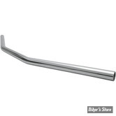 GUIDON DRAG BAR - FLANDERS - DRAG BAR - WIDE CENTER 18° - MOLETé AVEC EMPREINTES - CHROME