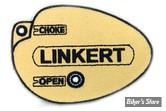 ECUSSON/PATCH - V-TWIN - LINKERT - TAILLE : 3" X 2.1" ( 7.60 CM X 5.30 CM ) - LA PAIRE