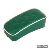 SELLE SOLO UNIVERSELLE - LARGEUR 230MM - LE PERA - SOLO - METALFLAKE - MEAN GREEN DIAMOND - BIAIS BLANC : POUF