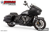 ECHAPPEMENT - FREEDOM PERFORMANCE - INDIAN CHALLENGER 20UP - SHORTY 2 EN 1 - NOIR / CHROME - EMBOUT SLASH CUT TURN OUT : NOIR - IN00273