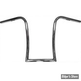 GUIDON NASH MOTORCYCLE COMPANY - GIMP HANGER BAR - HAUTEUR : 16" - CHROME