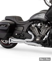 ECHAPPEMENT - FREEDOM PERFORMANCE - INDIAN CHALLENGER 20UP - SHORTY 2 EN 1 - CHROME / EMBOUT COUPE DROITE : CHROME - IN00275