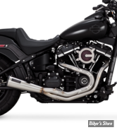 -  ECHAPPEMENT VANCE & HINES - STAINLESS 2-INTO-1 UPSWEEP - SOFTAIL M8 2018UP FLDE/ FXBB/ FXFB/ FXLR/ FLSL - INOX - 27623