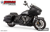 ECHAPPEMENT - FREEDOM PERFORMANCE - INDIAN CHALLENGER 20UP - SHORTY 2 EN 1 - NOIR / EMBOUT COUPE DROITE : CHROME - IN00279