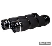 - POIGNEES - KHROME WERKS - TIRAGE ELECTRONIQUE - CUSTOM  HAND GRIPS - AIR CUSHION TRACER - NOIR - 500110