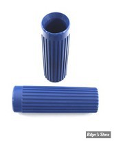 ECLATE S - PIÈCE N° 07 - POIGNEES - Replica Rib grip Style 62/65 - OEM 56205-62 - PLASTIC /  BLEU