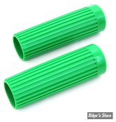 ECLATE S - PIÈCE N° 07 - POIGNEES - Replica Rib grip Style 62/65 - OEM 56205-62 - PLASTIC /  VERT