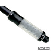 POIGNEES DRIVEN - ALUMINIUM - 7/8" - D3 - CAOUTCHOUC : TRANSPARENT - COLLIERS : NOIR