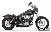 - ECHAPPEMENT FREEDOM PERFORMANCE - RADICAL RADIUS - 2 EN 2 - DYNA 06/17 - STRAIGHT CUT - NOIR - EMBOUT : CHROME  - 