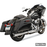 SILENCIEUX - BASSANI - TOURING 17UP MILWAUKEE-EIGHT® -  CROSSOVER ELIMINATOR WITH 4" DNT® SLIP-ON MUFFLER - MEGAPHONE - CORPS : CHROME / EMBOUT : NOIR