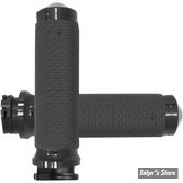 POIGNEES AVON - MEMORY GRIPS - DIAMETRE : 1.375" / 35MM / SMALL - ROUND - FINITION : NOIR ANODISE - 956129 / MF-63-ANO