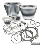 - KIT CYLINDRES BIG BORE - 106CI / 3.927" - TWIN CAM 06/17 - S&S - Big Bore Kit  -SILVER - 910-0202
