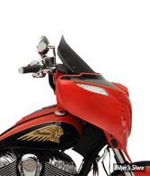 PARE BRISE - INDIAN CHIEFTAIN / ROADMASTER - KLOCK WERKS - FLARE WINDSHIELD - TALL - HAUTEUR : 14" - FUME FONCE - KW05-01-0497-DS