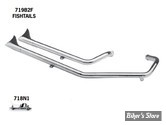 ECHAPPEMENT PAUGHCO - SPORTSTER 57/85 RIGIDE - UPSWEEP EXHAUST - FISHTAIL - CHROME - 719B2F