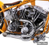 - ECHAPPEMENT SHOVELHEAD FL/FX 70/84 - 2 en 1 - CHROME