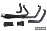 - ECHAPPEMENT - V-TWIN / Wyatt Gatling - SOFTAIL 07/17 - Cyclone 1-3/4" 2 into 1 Exhaust Header Set - 29-2114 - NOIR