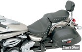 SELLE SADDLEMEN - RENEGADE DELUXE - SADDLEGEL - YAMAHA XVS 950 MIDNIGHT STAR / VSTAR 09UP - LISSE AVEC RIVETS - NOIR