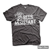 TEE-SHIRT - GAS MONKEY GARAGE - GMG - BEER ASSISTANT - NOIR - TAILLE M