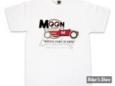 TEE-SHIRT - MOON - MOON ROADSTER - COULEUR : BLANC 