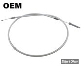 CABLE D'EMBRAYAGE POUR BIGTWIN 68/84 - LONGUEUR :133.50 CM - OEM 38618-68 / C - MAGNUM - STERLING CHROMITE II - 3202HE
