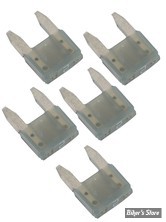 FUSIBLE  2A - FUSIBLE MINI-FUSE - 10.9MM - 2A - NAMZ - GRIS - LES 5 PIECES