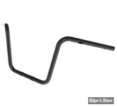GUIDON APEHANGER 1" - HAUTEUR : 40.00CM / 16" - MAGNUM - BAGGER STYLE HANDLEBAR - SOFTAIL 25UP - NOIR BRILLANT - 4HB-2516