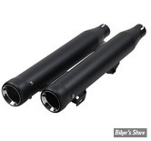 - SILENCIEUX COBRA - Neighbor Hater 3" slip-on mufflers - DYNA FXDF 08/16 / FXDWG 10/16 / FXDLS 2016 - NOIR - 6049B