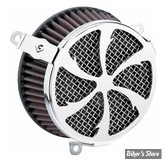 FILTRE A AIR - COBRA - POWRFLO AIR INTAKE - HONDA VT1300 - SWEPT - CHROME - 06-0137-01-SB