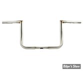 - GUIDON APEHANGER - GUIDON LA CHOPPERS - TWIN PEAKS BAGGER - 1" 1/4 - HAUTEUR : 25.50 CM / 10" - INOX - LA-7361-10SS