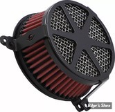 FILTRE A AIR - COBRA - POWRFLO AIR INTAKE - HONDA VT1300 - A RAYON - NOIR - 06-0133-04B-SB