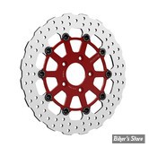 ECLATE DF - PIECE N° 01 - DISQUE DE FREIN ARRIERE FLOTTANT - OEM 41797-00 -  RICK'S MOTORCYCLES - WAVE DESIGN - MODÈLE : STEVE - ROUGE EL DIABLO - 20-WED020292-0